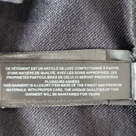 Rudsak Black Full Zip Lightweight Jacket w/ Blue Man Group Sleeve Splat- Size M - Picture 12 of 13